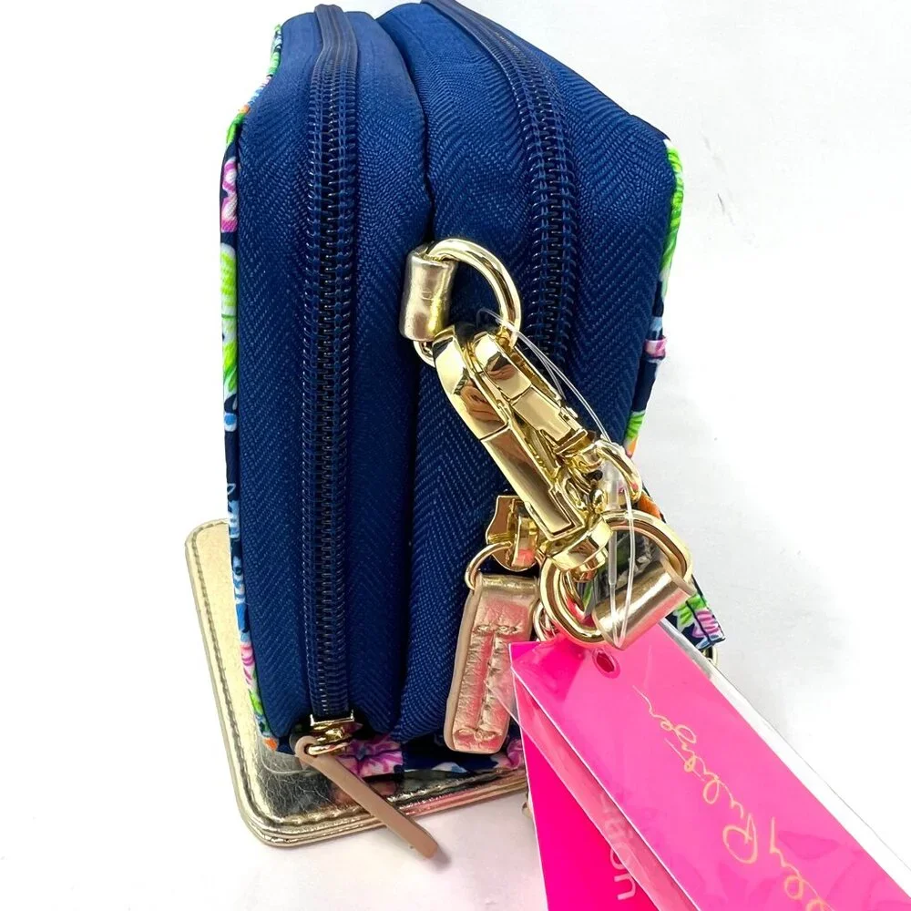 Lilly Pulitzer x Disney Marsten RETIRED Crossbody Purse Floral W/ Mirror NWT - Picture 6 of 14